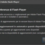 Aggiornamenti Adobe Flash Player