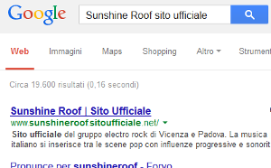 Nuova ricerca Google Sito Ufficiale