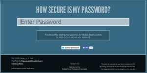 How Secure Is My Password