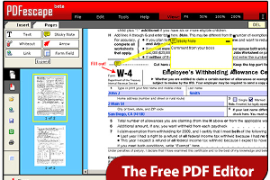 Modifica PDF online con PDFescape